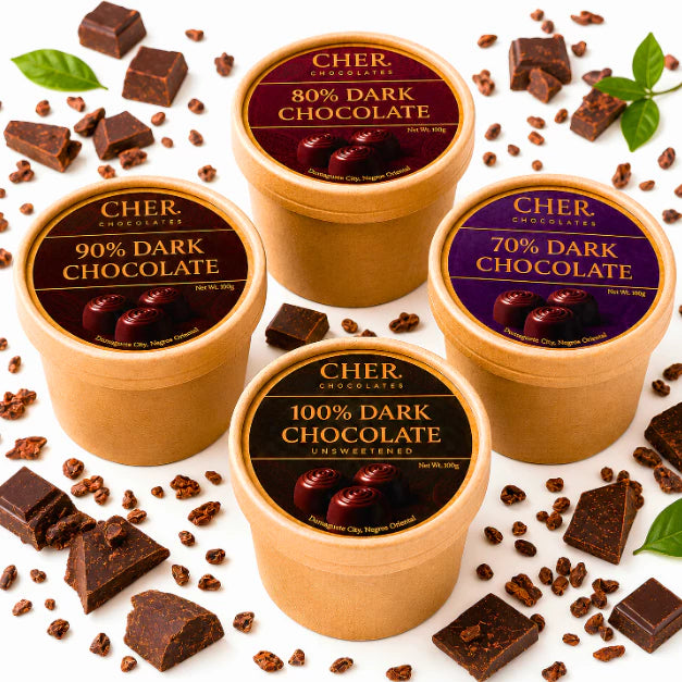 CHER. Chocolates Dark Chocolate Nuggets Series