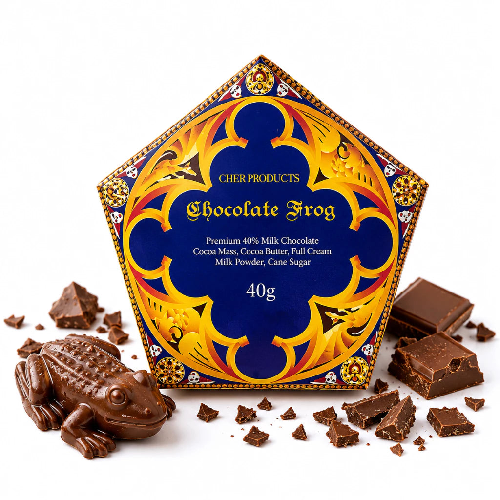 CHER. Chocolates Magical Milk Chocolate Frog Harry Potter–Inspired