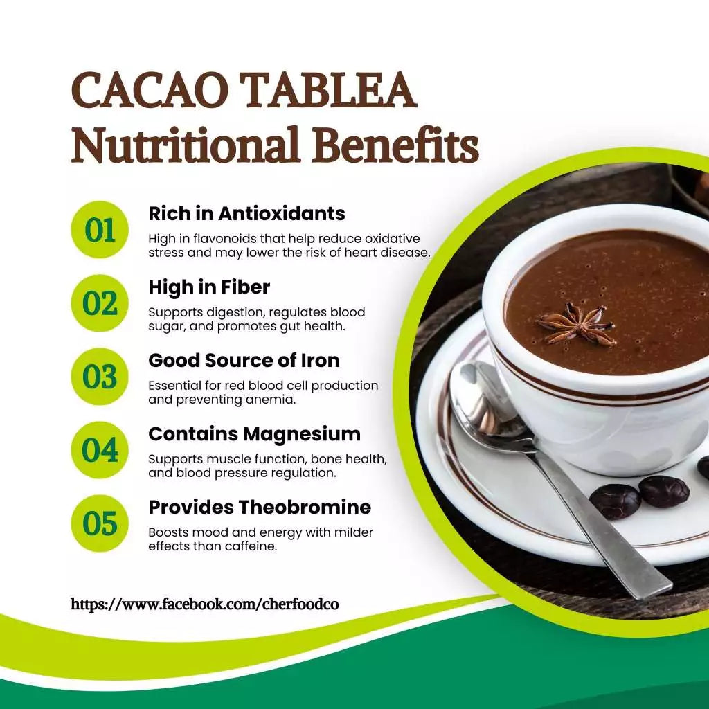 CHER. Chocolates Premium Cacao Tablea  100% Pure Cacao | Traditional Filipino Chocolate | Bean-to-Ba