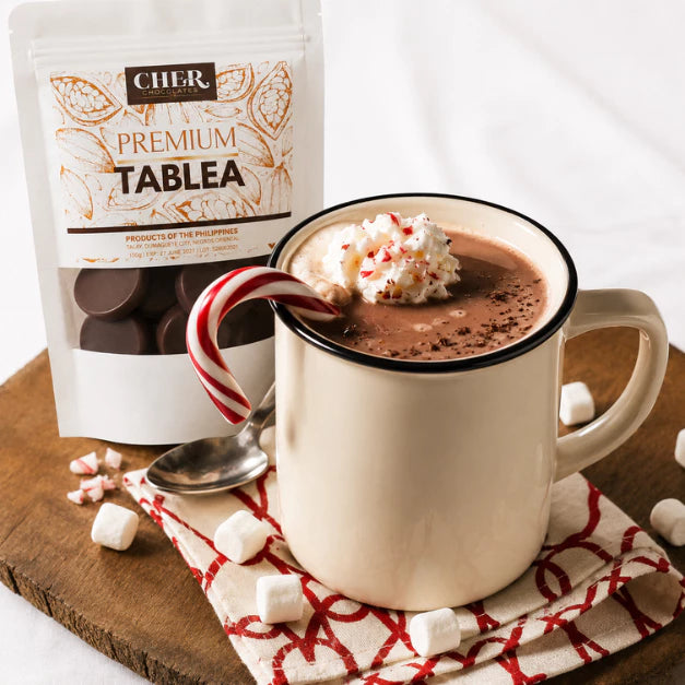 CHER. Chocolates Premium Cacao Tablea  100% Pure Cacao | Traditional Filipino Chocolate | Bean-to-Ba