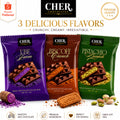 CHER Chocolates Trio Filled Chocolate Bars